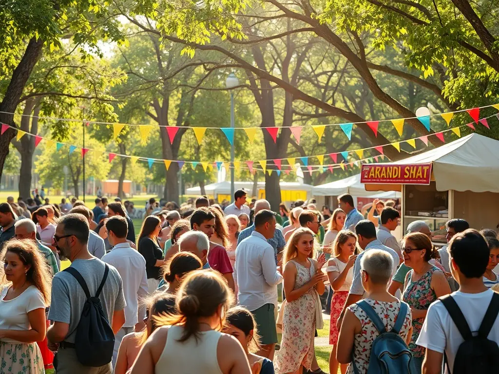 A community event organized by ASSOCIATION DU VAL DES TREZ, featuring families and local residents.